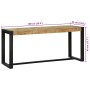 Banco Marrón 100 x 35 x 45 cm Madera maciza de Mango