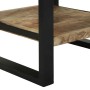 Mesa Auxiliar con cajón Marrón Madera maciza de mango rugosa