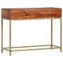 Solid acacia wood console table 100x35x76 cm by vidaXL, Side tables - Ref: Foro24-286175, Price: 142,61 €, Discount: %