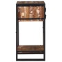 Mesa Auxiliar con cajón Multicolor Madera reciclada maciza