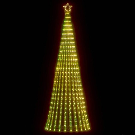 VidaXL Árbol de Navidad LED 475 LEDs blanco cálido 247 cm