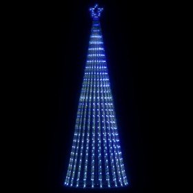 Árbol de Navidad LED 475 LEDs azul 247 cm