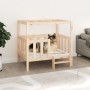 Hundebett aus massivem Kiefernholz 105,5 x 83,5 x 100 cm von vidaXL, Betten für Hunde - Ref: Foro24-822387, Preis: 120,25 €, ...