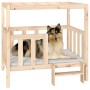 Hundebett aus massivem Kiefernholz 105,5 x 83,5 x 100 cm von vidaXL, Betten für Hunde - Ref: Foro24-822387, Preis: 120,25 €, ...