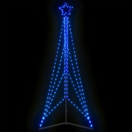 Árbol de Navidad LED 483 LEDs azul 240 cm en Arboles de navidad | Comprar online en Foro24
