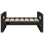 Bett für Hunde aus massiver schwarzer Kiefer 65,5x50,5x28 cm von vidaXL, Betten für Hunde - Ref: Foro24-821476, Preis: 49,79 ...