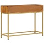 Solid acacia wood console table 100x35x76 cm by vidaXL, Side tables - Ref: Foro24-286175, Price: 142,61 €, Discount: %