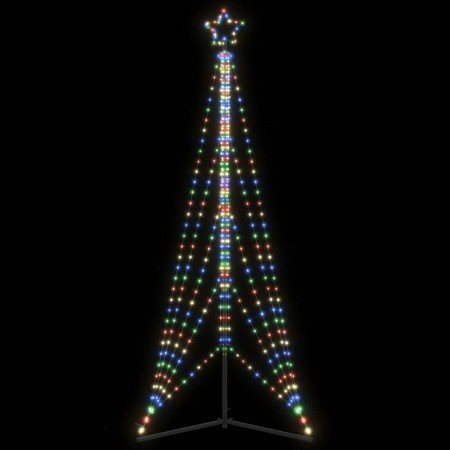 Árbol de Navidad LED 525 LEDs de colores 302 cm en Arboles de navidad | Comprar online en Foro24