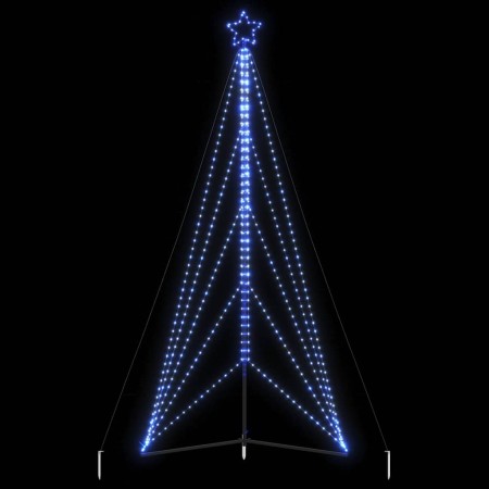 Árbol de Navidad LED 615 LEDs azul 404,5 cm