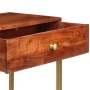 Mesa consola de madera maciza de acacia 100x35x76 cm de vidaXL, Mesas auxiliares - Ref: Foro24-286175, Precio: 142,54 €, Desc...