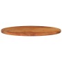 Tablero de mesa ovalado madera maciza de acacia 80x40x3,8 cm