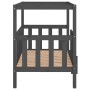 Massivholz Kiefer Hundebett grau 105,5x83,5x100 cm von vidaXL, Betten für Hunde - Ref: Foro24-822389, Preis: 115,20 €, Rabatt: %
