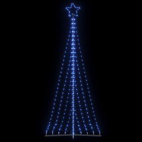 Árbol de Navidad LED 447 LEDs azul 249 cm