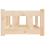 Hundebett aus massivem Kiefernholz 55,5x45,5x28 cm von vidaXL, Betten für Hunde - Ref: Foro24-833251, Preis: 35,36 €, Rabatt: %