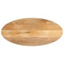 Tablero de mesa ovalado madera maciza de mango 140x50x3,8 cm