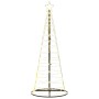 Árbol de Navidad LED 200 LEDs blanco cálido 182 cm