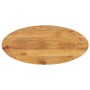 Tablero de mesa ovalado madera maciza de mango 140x50x2,5 cm