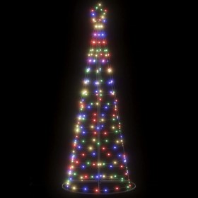 Árbol de Navidad LED 200 LEDs de colores 182 cm