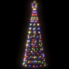 Árbol de Navidad LED 200 LEDs de colores 182 cm
