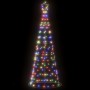 Árbol de Navidad LED 200 LEDs de colores 182 cm