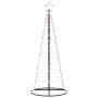 Árbol de Navidad LED 200 LEDs de colores 182 cm