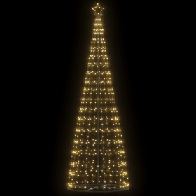 Árbol de Navidad LED 550 LEDs blanco cálido 304 cm