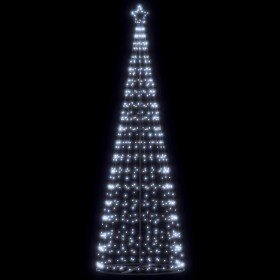 Árbol de Navidad LED 550 LEDs blanco frío 304 cm