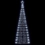 Árbol de Navidad LED 550 LEDs blanco frío 304 cm