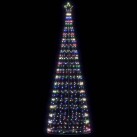Árbol de Navidad LED 550 LEDs de colores 304 cm