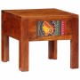Mesita de noche madera maciza de acacia 40x40x36 cm