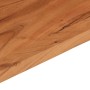 Tablero de mesa rectangular madera maciza acacia 80x20x3,8 cm