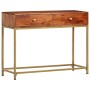 Solid acacia wood console table 100x35x76 cm by vidaXL, Side tables - Ref: Foro24-286175, Price: 142,61 €, Discount: %