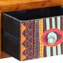 Armario de Noche con cajón 2 pcs Marrón 35 x 30 x 22 cm