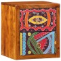 Armario de Noche con cajón 2 pcs Marrón 35 x 30 x 40 cm