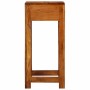 Mueble para teléfono con cajón Marrón 35 x 35 x 75 cm