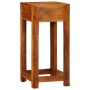 Mueble para teléfono con cajón Marrón 35 x 35 x 75 cm