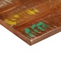 Tablero de mesa cuadrado maderamaciza reciclada 60x60x2,5 cm