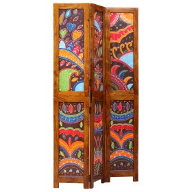 Separador de habitaciones Marrón 105 x 180 cm