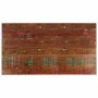 Tablero mesa rectangular madera maciza reciclada 120x70x2,5 cm
