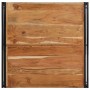 Mesa de centro 100x100x35 cm madera maciza acacia