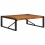 Mesa de centro 100x100x35 cm madera maciza acacia