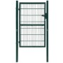 Cancela de valla 2D individual verde 106x230 cm