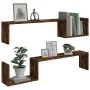 Wandregale 2 Stück geräuchertes Eichensperrholz 100x15x20cm von vidaXL, Regale und Regale - Ref: Foro24-815933, Preis: 23,47 ...