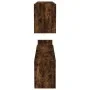 Wandregale 2 Stück geräuchertes Eichensperrholz 100x15x20cm von vidaXL, Regale und Regale - Ref: Foro24-815933, Preis: 23,47 ...