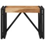 Mesa de centro 50x50x35 cm madera maciza acacia
