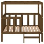 Cama perros madera maciza pino marrón miel 105,5x83,5x100 cm de vidaXL, Camas para perros - Ref: Foro24-822390, Precio: 109,09 €