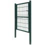 Cancela de valla 2D individual verde 106x230 cm