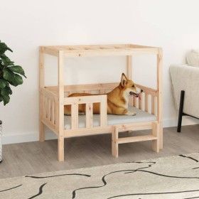 Massivholz Kiefer Hundebett 95,5x73,5x90 cm von vidaXL, Betten für Hunde - Ref: Foro24-822382, Preis: 102,54 €, Rabatt: %