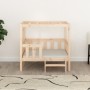 Cama para perros madera maciza de pino 95,5x73,5x90 cm de vidaXL, Camas para perros - Ref: Foro24-822382, Precio: 102,46 €, D...