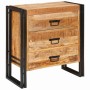 Vitrina con cajón Marrón 66 x 33 x 70 cm madera maciza de mango